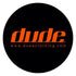 DUDE Accessory Black DUDE Round Logo Sticker