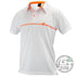 DUDE Apparel XS / White / Orange DUDE Arden Short Sleeve Performance Disc Golf Polo Shirt