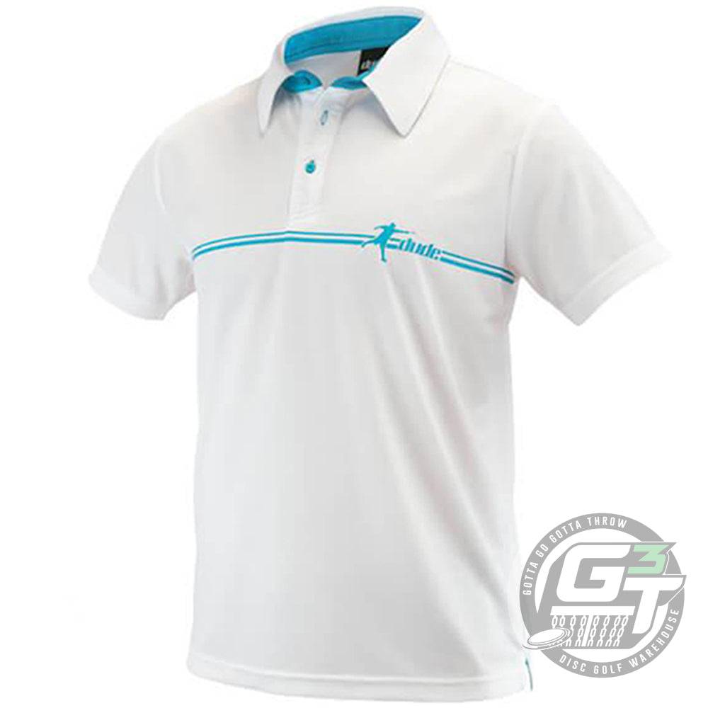 DUDE Arden Short Sleeve Performance Disc Golf Polo Shirt - Gotta Go Gotta Throw