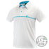 DUDE Apparel XS / White / Blue DUDE Arden Short Sleeve Performance Disc Golf Polo Shirt