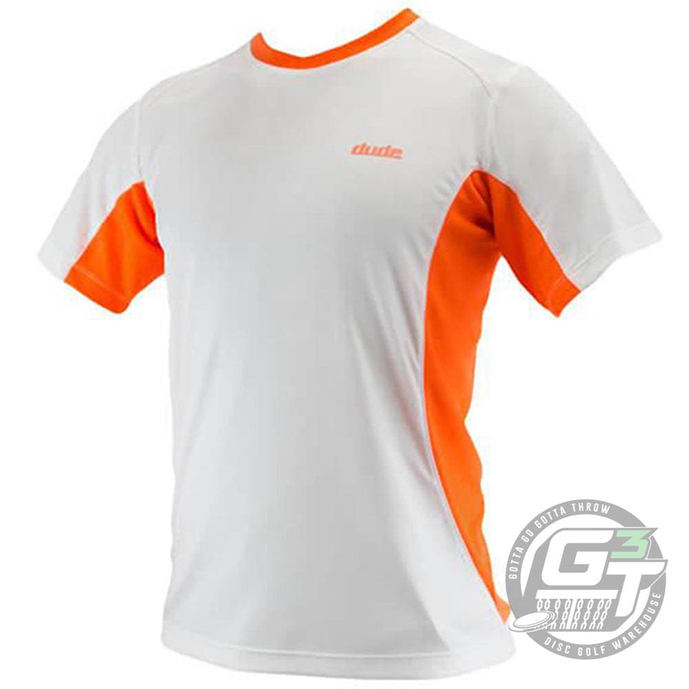 DUDE Contour Tech Short Sleeve Performance Disc Golf Shirt - Gotta Go Gotta Throw
