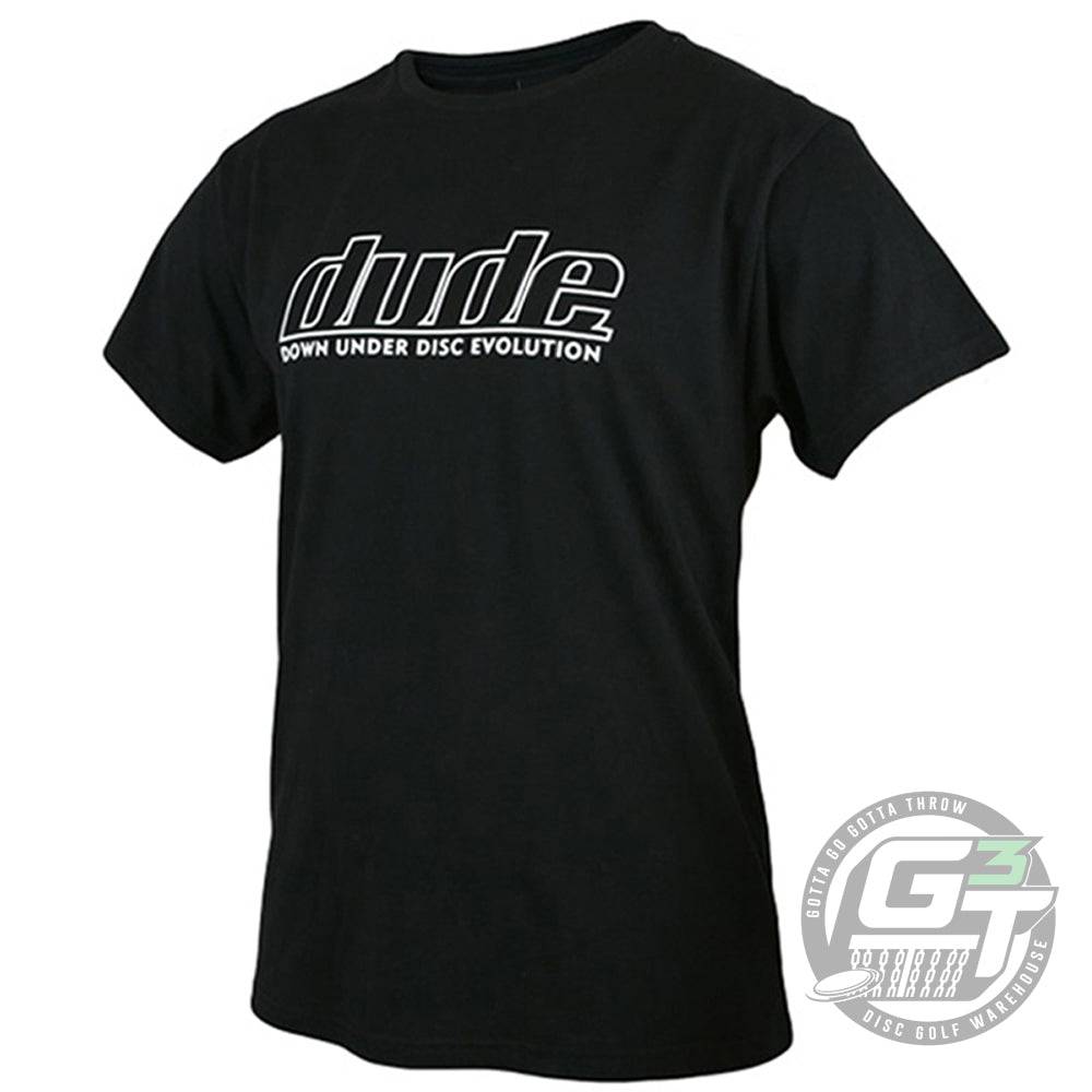 DUDE Apparel XS / Black DUDE Corporate Cotton Short Sleeve Disc Golf T-Shirt