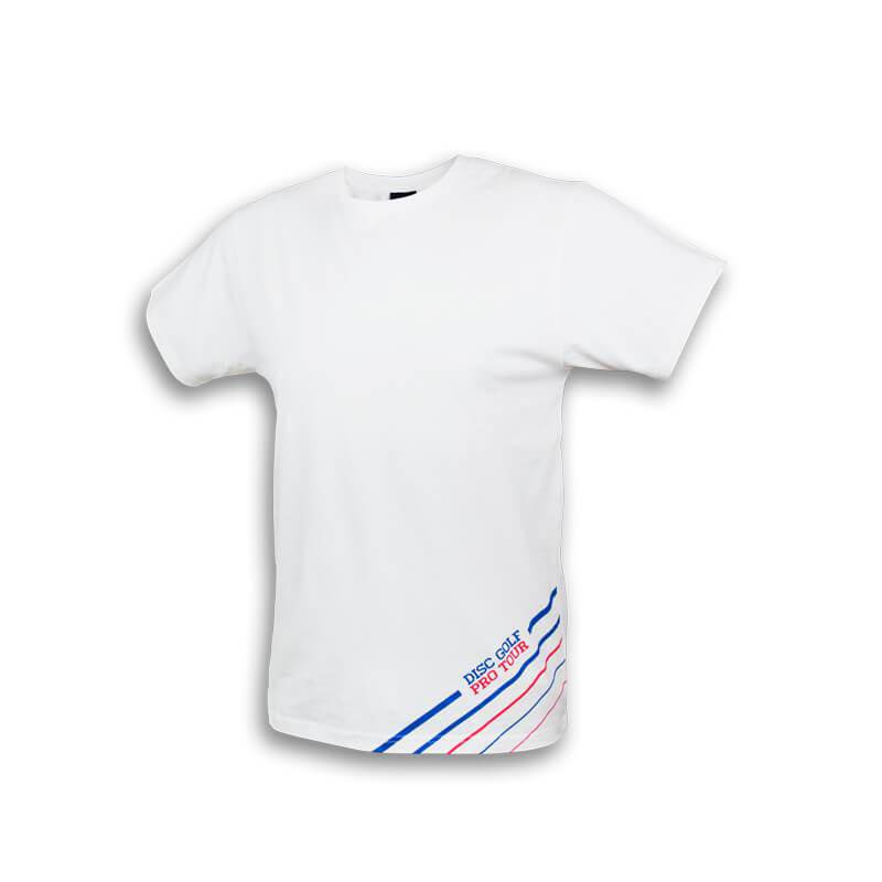 DUDE Apparel XS / White DUDE Disc Golf Pro Tour Cotton Short Sleeve Disc Golf T-Shirt