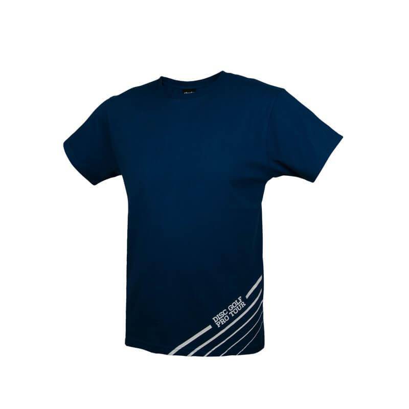 DUDE Apparel XS / Navy Blue DUDE Disc Golf Pro Tour Cotton Short Sleeve Disc Golf T-Shirt