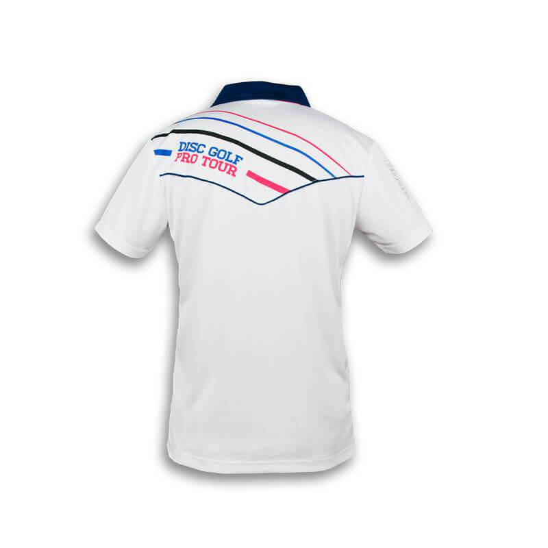 DUDE Disc Golf Pro Tour Short Sleeve Performance Disc Golf Polo Shirt - Gotta Go Gotta Throw