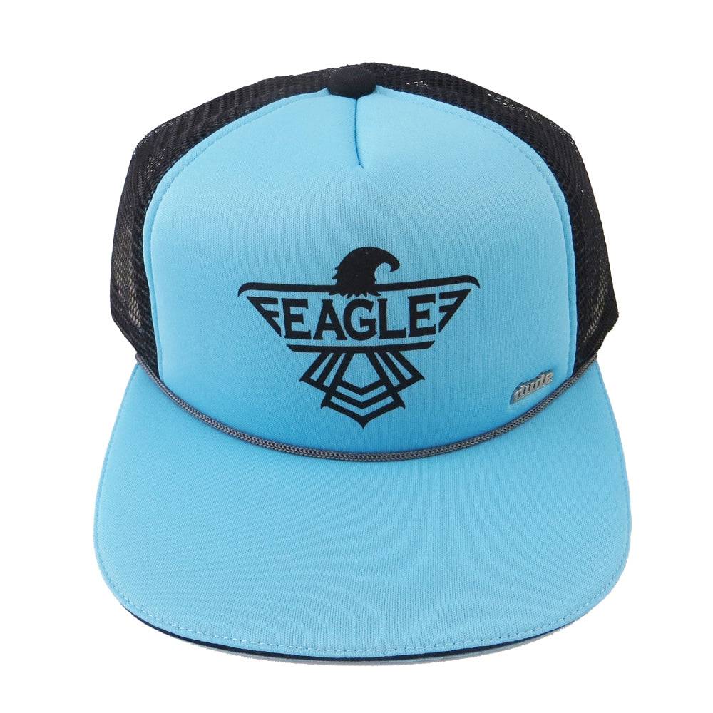 DUDE Eagle McMahon Eagle Logo Trucker Cap Adjustable Mesh Disc Golf Hat - Gotta Go Gotta Throw