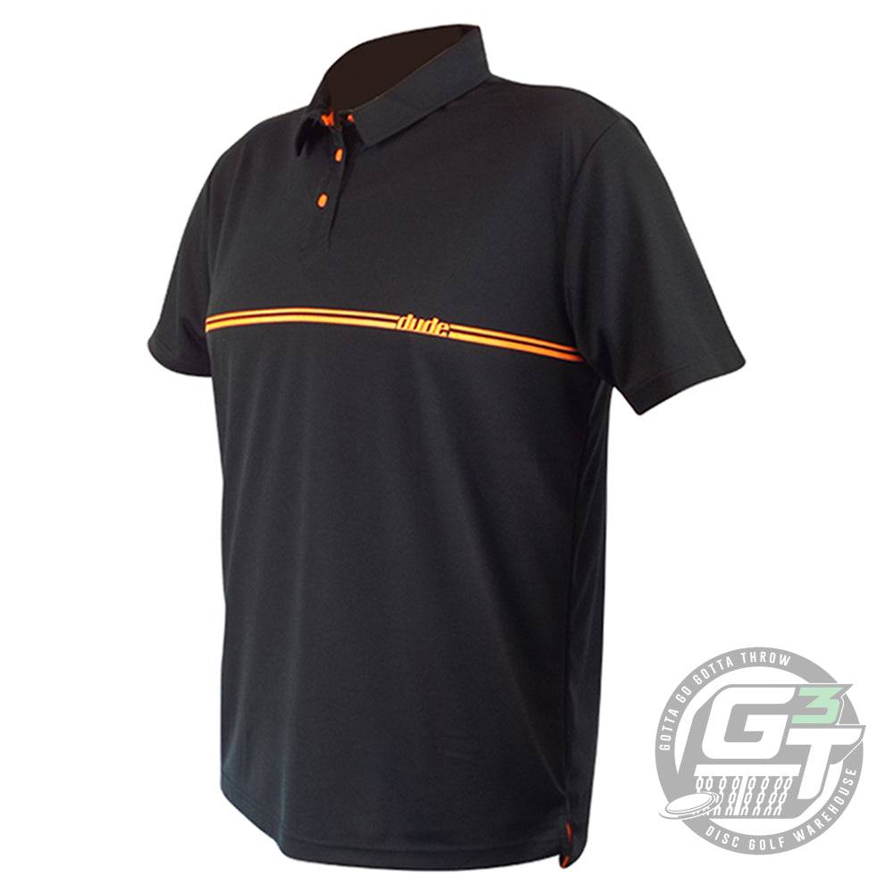 DUDE Gregg Barsby Short Sleeve Performance Disc Golf Polo Shirt - Gotta Go Gotta Throw