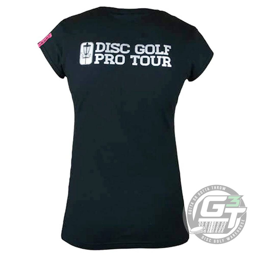 DUDE Apparel DUDE Ladies Disc Golf Pro Tour Cotton Short Sleeve Disc Golf T-Shirt