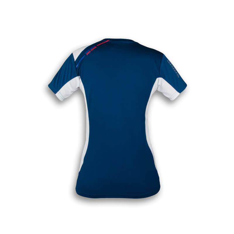 DUDE Ladies Disc Golf Pro Tour Tech Short Sleeve Performance Disc Golf T-Shirt - Gotta Go Gotta Throw