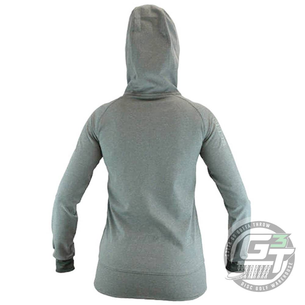 DUDE Ladies Inspire Tech Hoodie Fleece Disc Golf Jacket - Gotta Go Gotta Throw