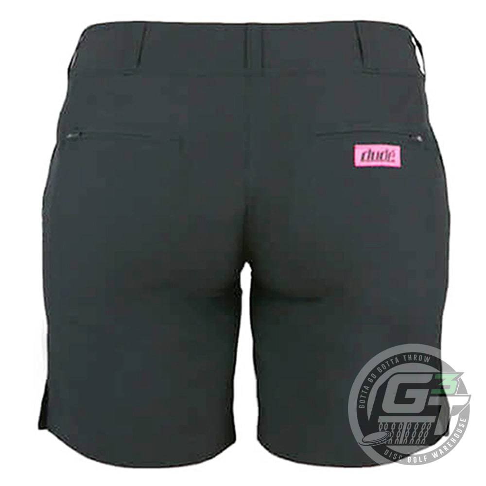 DUDE Ladies Pro 7" Inleg Disc Golf Shorts - Gotta Go Gotta Throw