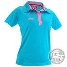 DUDE Ladies Pro Short Sleeve Performance Disc Golf Polo Shirt - Gotta Go Gotta Throw