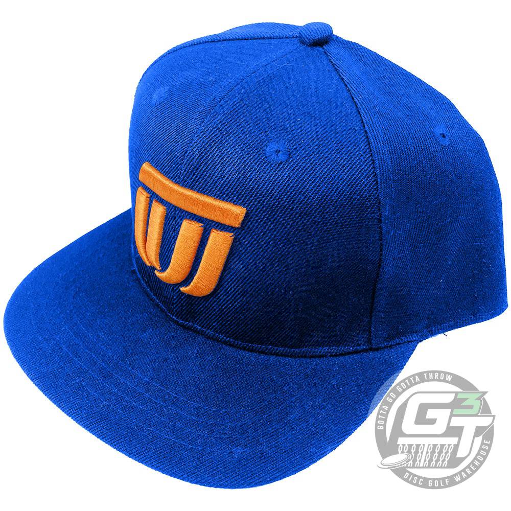 DUDE Apparel L / XL / Blue w/ Orange Embroidery DUDE Mundaring Adjustable Disc Golf Hat