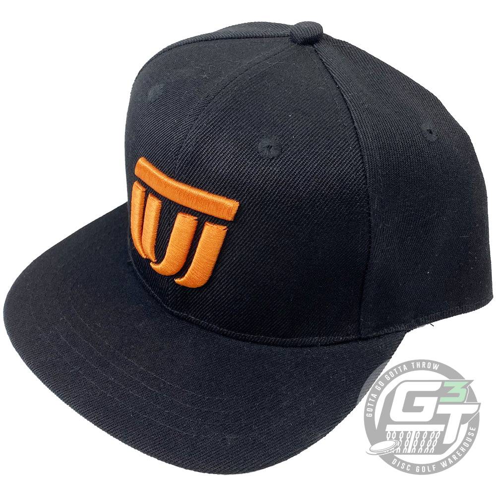 DUDE Apparel L / XL / Black w/ Orange Embroidery DUDE Mundaring Adjustable Disc Golf Hat