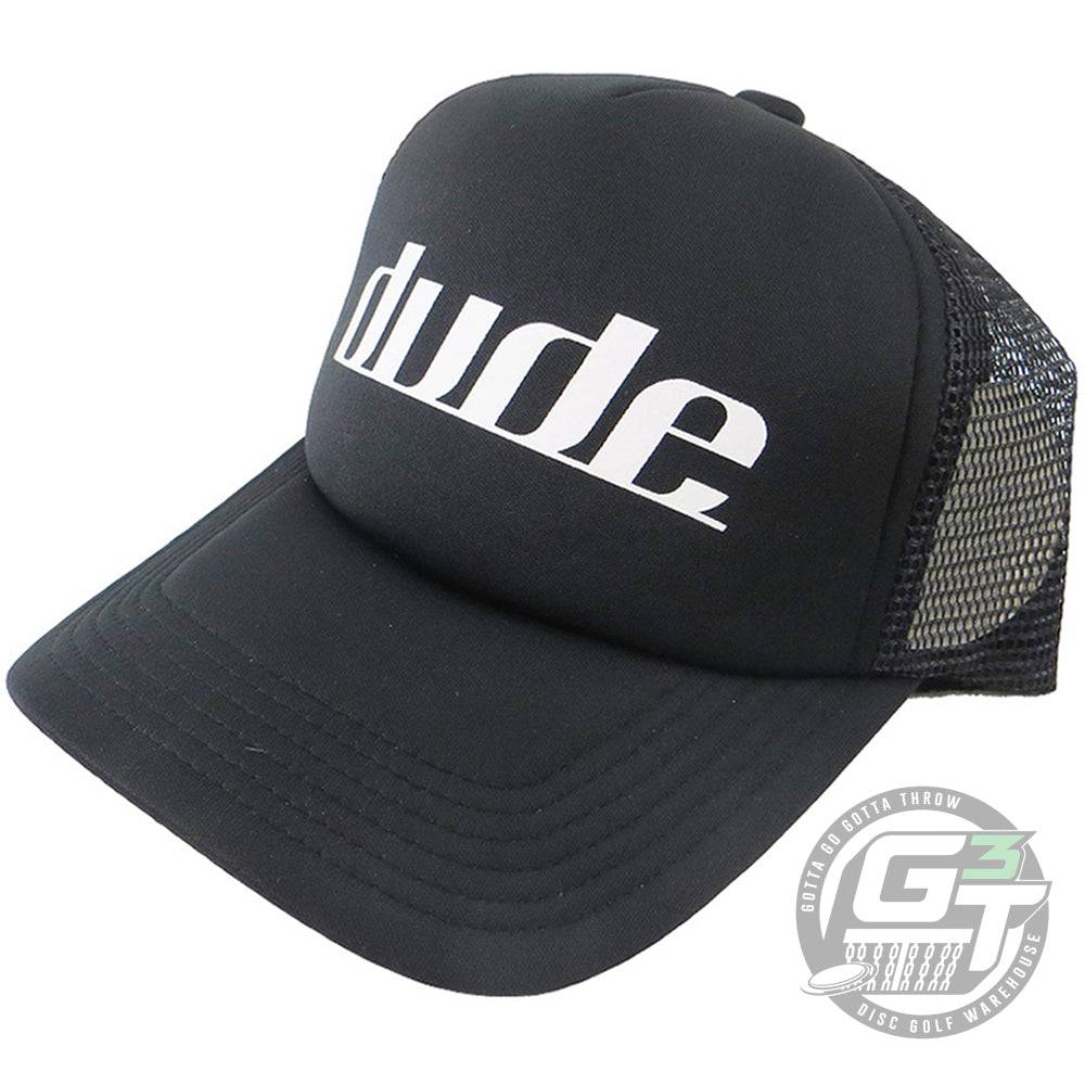 DUDE Apparel S / M / Black DUDE Origin Trucker Cap Adjustable Disc Golf Hat