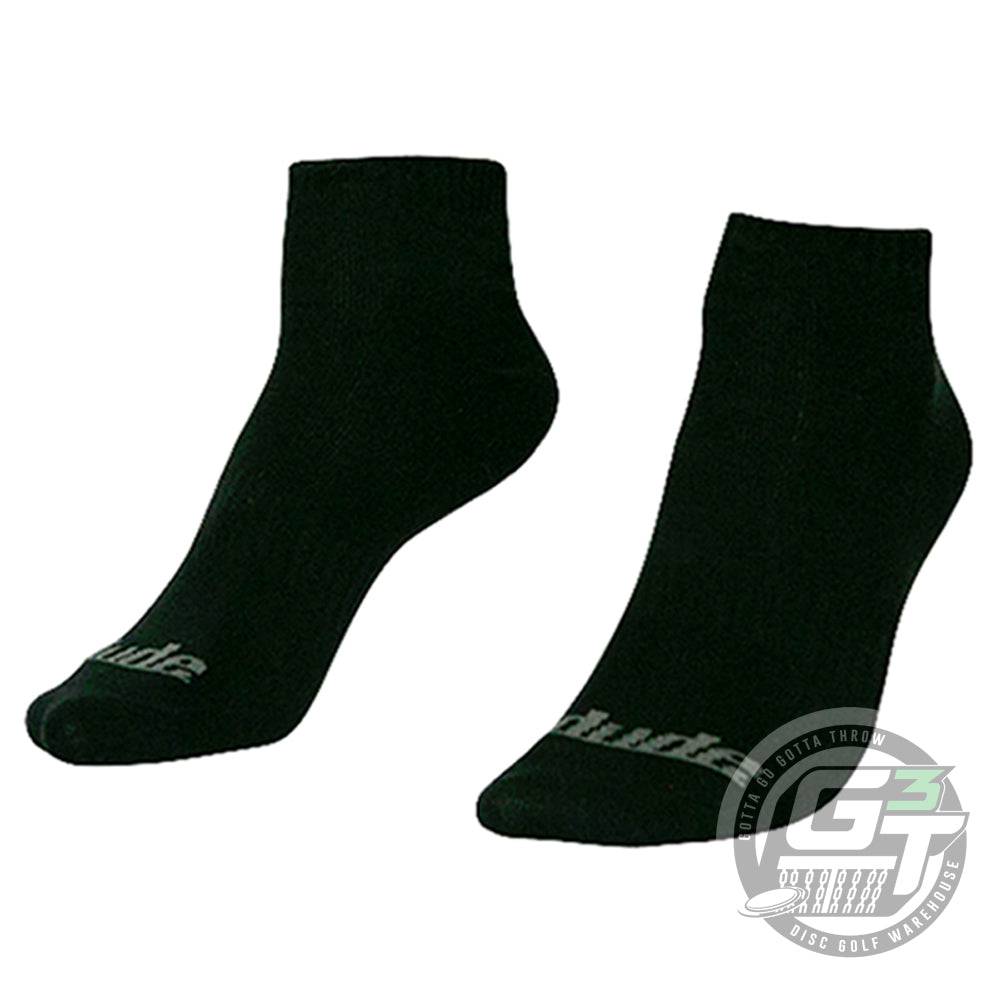 DUDE Reversible Unstinkable Performance Disc Golf Socks - 3 Pairs - Gotta Go Gotta Throw