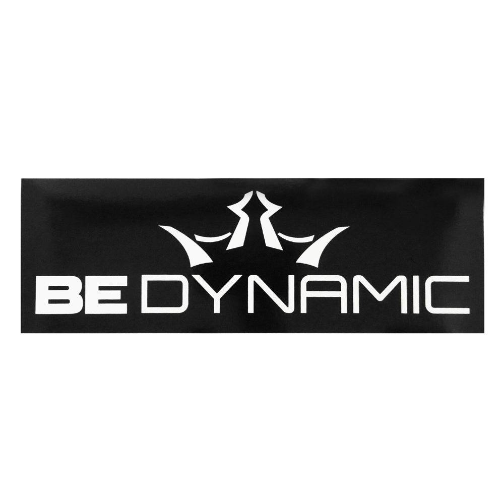 Dynamic Discs Accessory Black Dynamic Discs Be Dynamic Logo Sticker