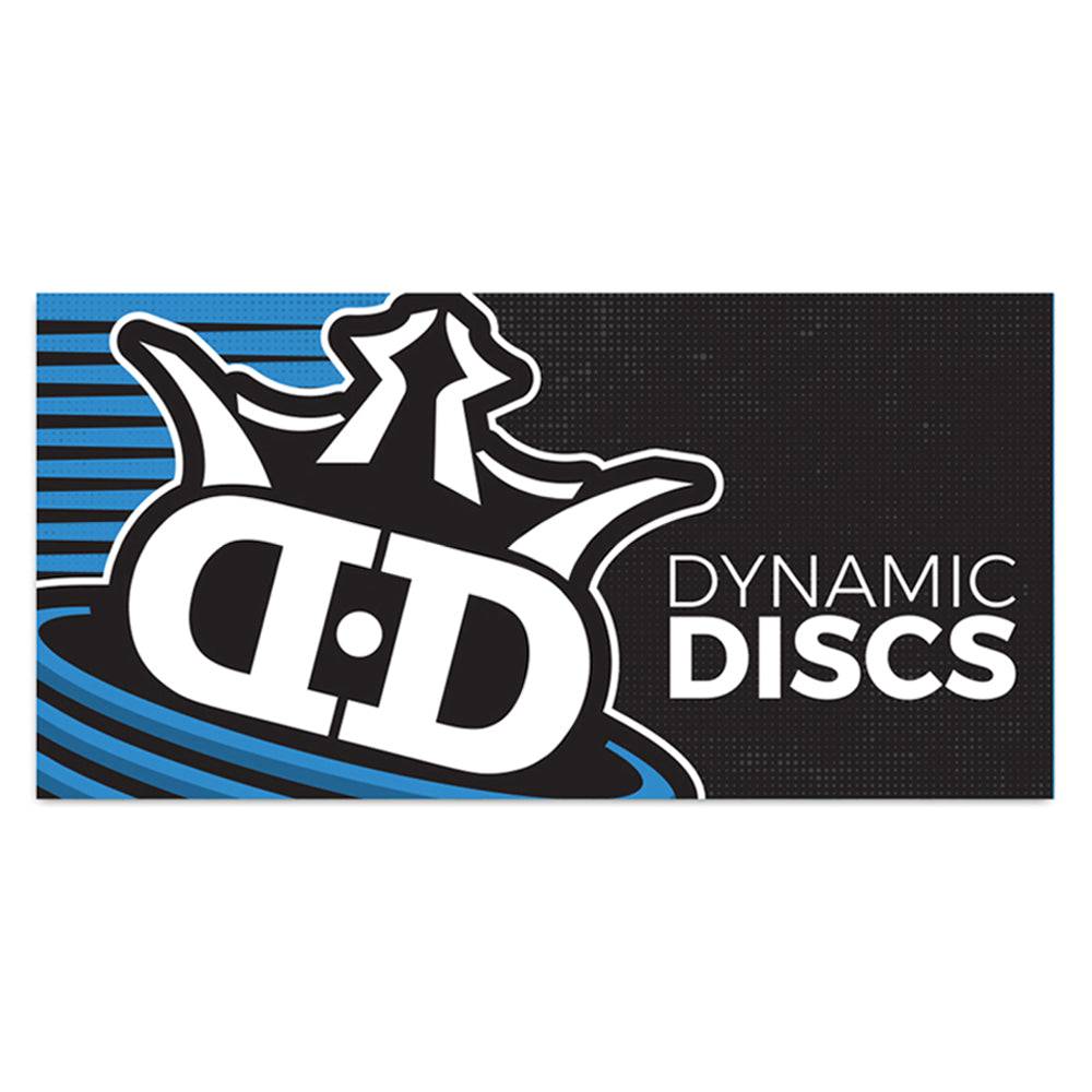 Dynamic Discs DD Logo 4' x 2' Fabric Banner - Gotta Go Gotta Throw