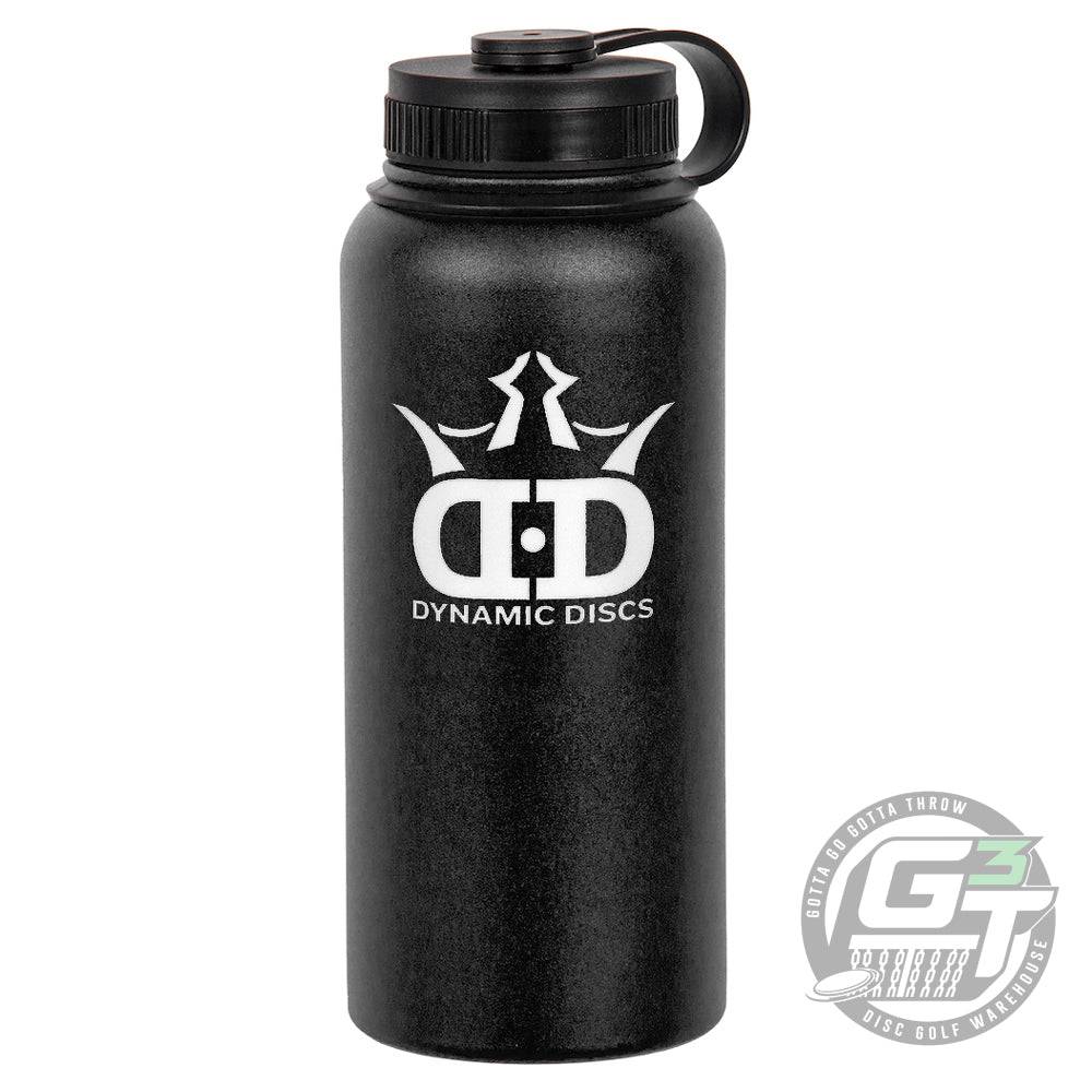 Dynamic Discs Accessory Black Dynamic Discs Logo 32 oz. Stainless Steel Insulated Water Bottle