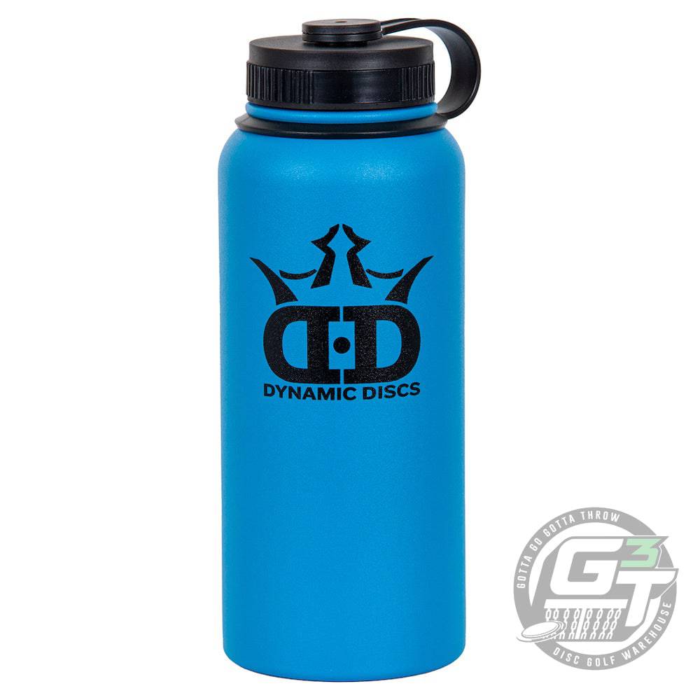 Dynamic Discs Accessory Blue Dynamic Discs Logo 32 oz. Stainless Steel Insulated Water Bottle