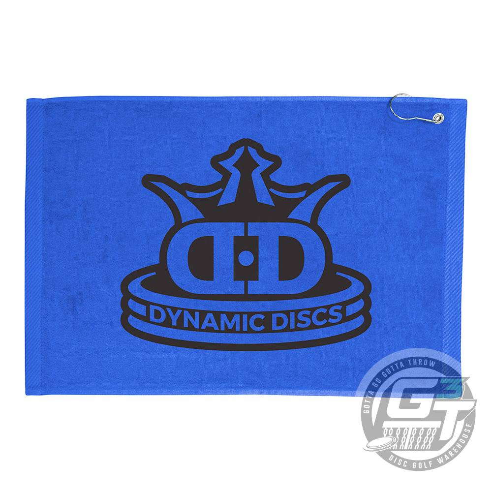 Dynamic Discs Accessory Royal Blue Dynamic Discs Stacked Logo Disc Golf Towel