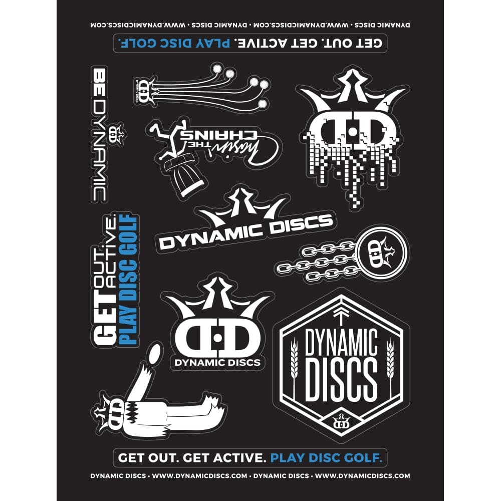Dynamic Discs Accessory Dynamic Discs Sticker Sheet