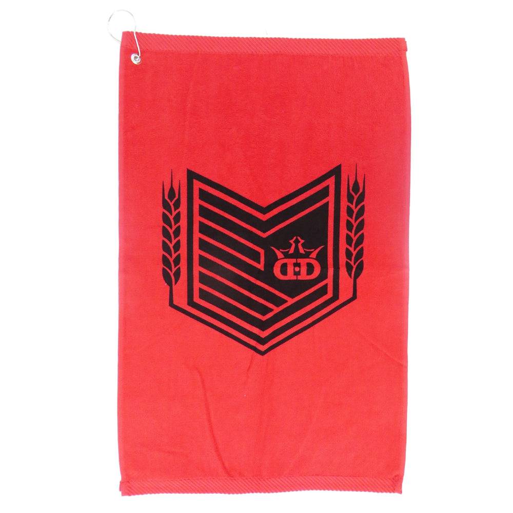 Dynamic Discs Accessory Red Dynamic Discs Wheat Shield Disc Golf Towel