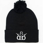 Dynamic Discs DD Logo Knit Pom Beanie Winter Disc Golf Hat - Gotta Go Gotta Throw