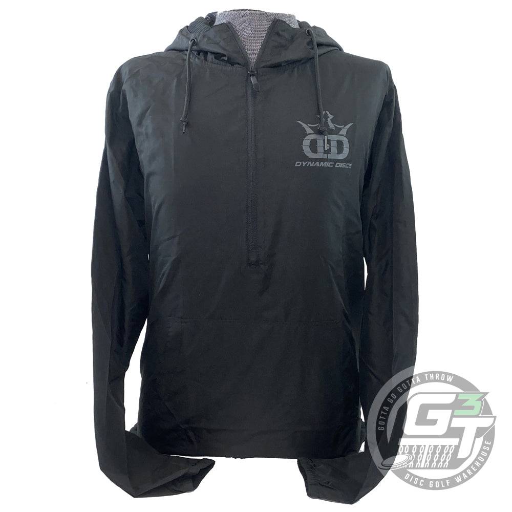 Dynamic Discs Apparel M / Black Dynamic Discs DD Logo Windbreaker Pullover Disc Golf Jacket