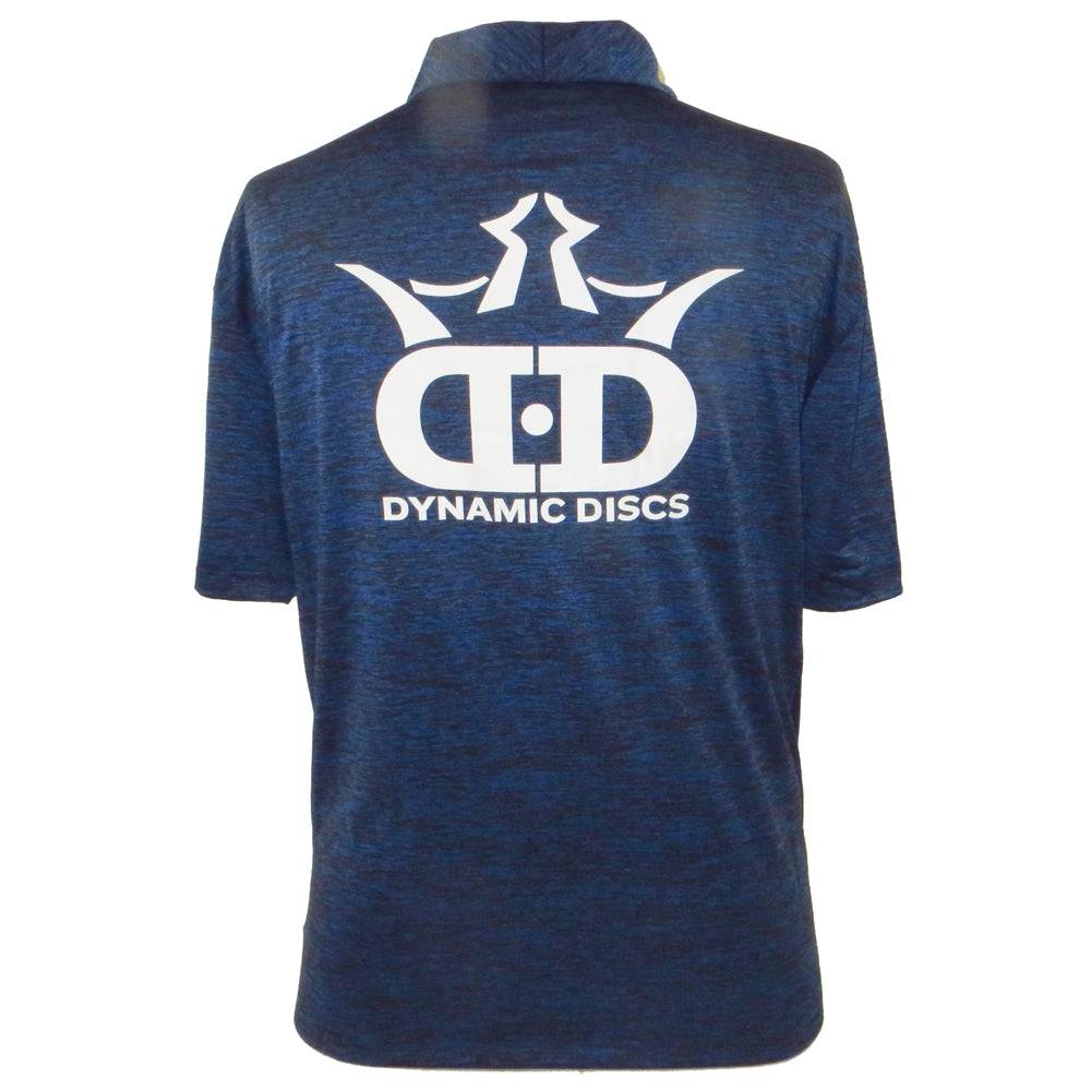 Dynamic Discs Heather Short Sleeve Performance Disc Golf Polo Shirt - Gotta Go Gotta Throw