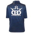 Dynamic Discs Heather Short Sleeve Performance Disc Golf Polo Shirt - Gotta Go Gotta Throw