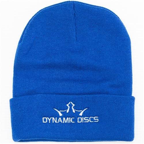 Dynamic Discs King D's Logo Knit Beanie Winter Disc Golf Hat - Gotta Go Gotta Throw