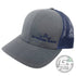 Dynamic Discs Apparel Dark Gray / Navy Blue Dynamic Discs King D's Logo Snapback Mesh Disc Golf Hat