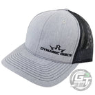 Dynamic Discs Apparel Heather Gray / Black Dynamic Discs King D's Logo Snapback Mesh Disc Golf Hat
