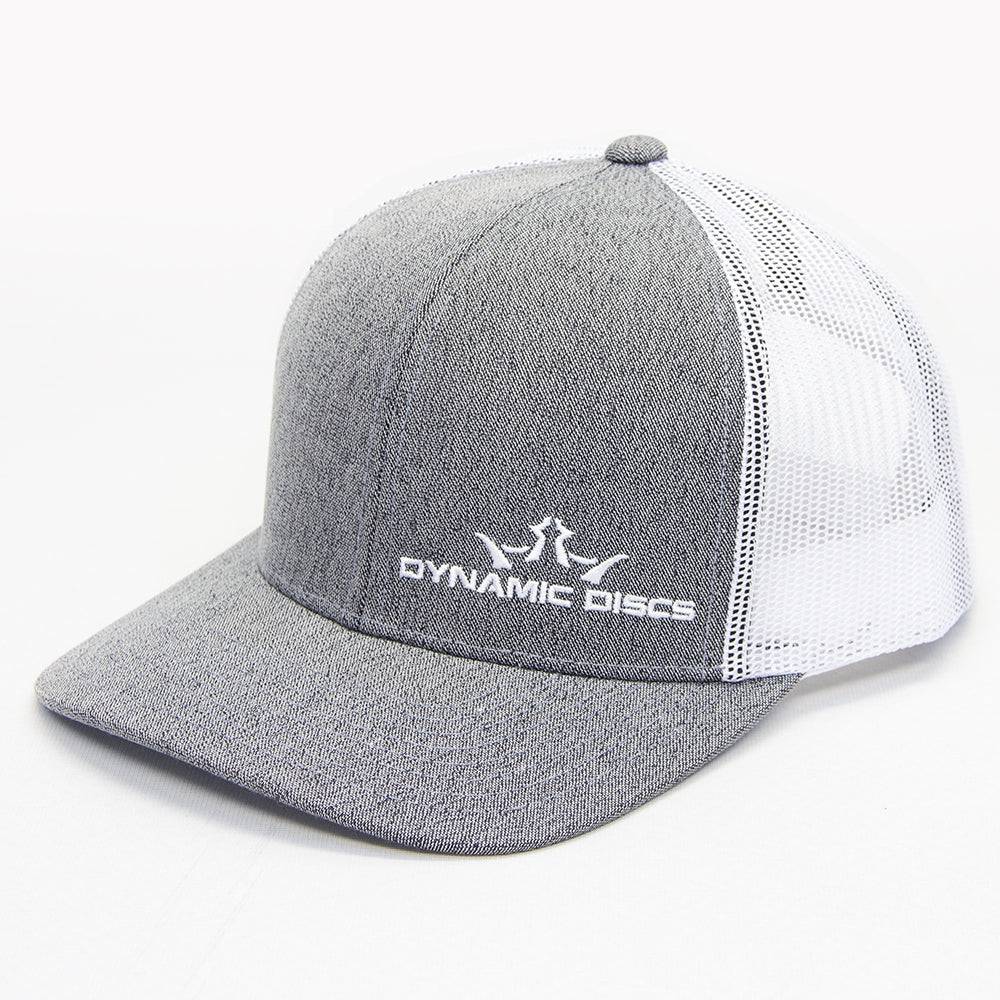 Dynamic Discs Apparel Gray / White Dynamic Discs King D's Logo Snapback Mesh Disc Golf Hat