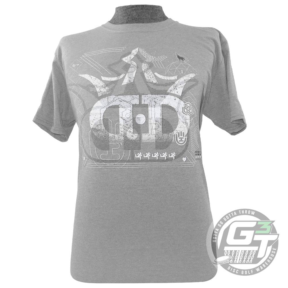 Dynamic Discs Apparel M / Gray Dynamic Discs Lone Wolf Short Sleeve Disc Golf T-Shirt