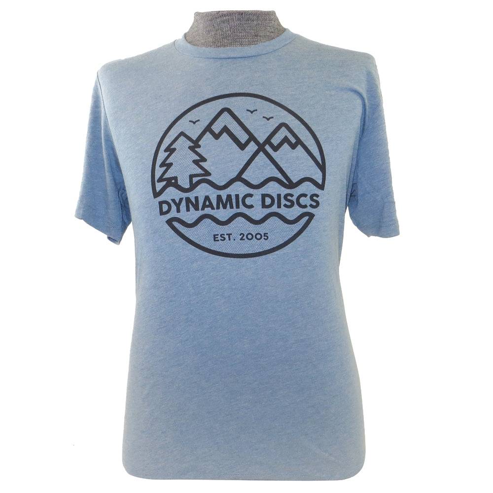 Dynamic Discs Apparel M / Blue Dynamic Discs Mountains Short Sleeve Disc Golf T-Shirt
