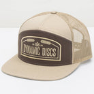 Dynamic Discs Wheat Arched Snapback Mesh Disc Golf Hat - Gotta Go Gotta Throw