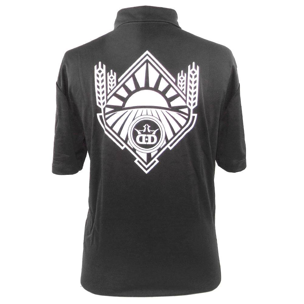 Dynamic Discs Wheat Sunset Short Sleeve Performance Disc Golf Polo Shirt - Gotta Go Gotta Throw