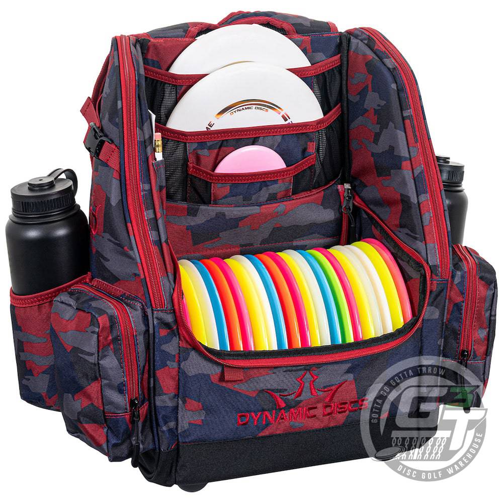 Dynamic Discs Bag Fractured Camo Dynamic Discs Combat Commander Backpack Disc Golf Bag