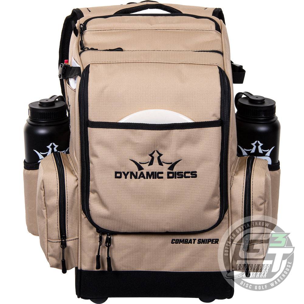 Dynamic Discs Bag Sandstone Dynamic Discs Combat Sniper Backpack Disc Golf Bag