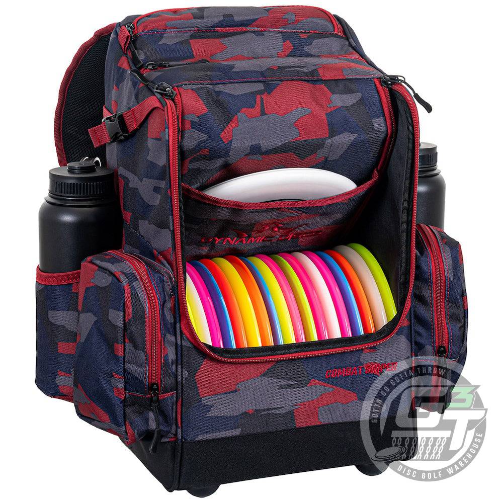 Dynamic Discs Bag Fractured Camo Dynamic Discs Limited Edition Combat Sniper Backpack Disc Golf Bag