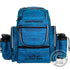 Dynamic Discs Bag Scratched Camo Blue Dynamic Discs Paratrooper Backpack Disc Golf Bag