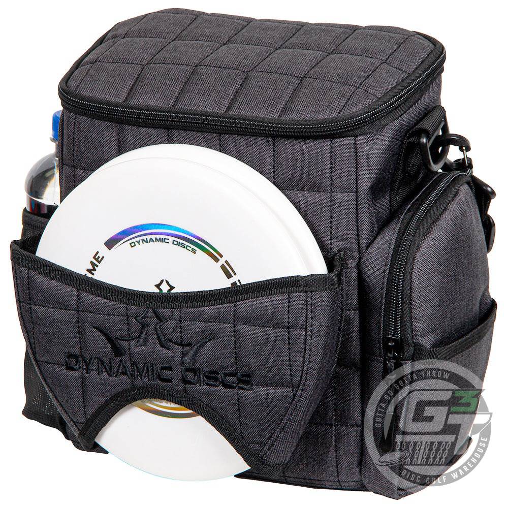 Dynamic Discs Bag Heather Charcoal Dynamic Discs Sniper Messenger Disc Golf Bag