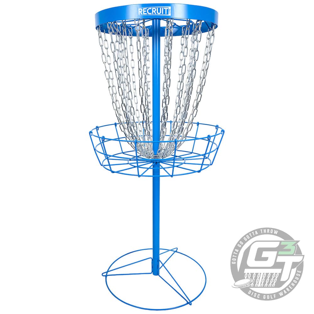 Dynamic Discs Basket Blue Dynamic Discs Recruit Lite 24-Chain Disc Golf Basket