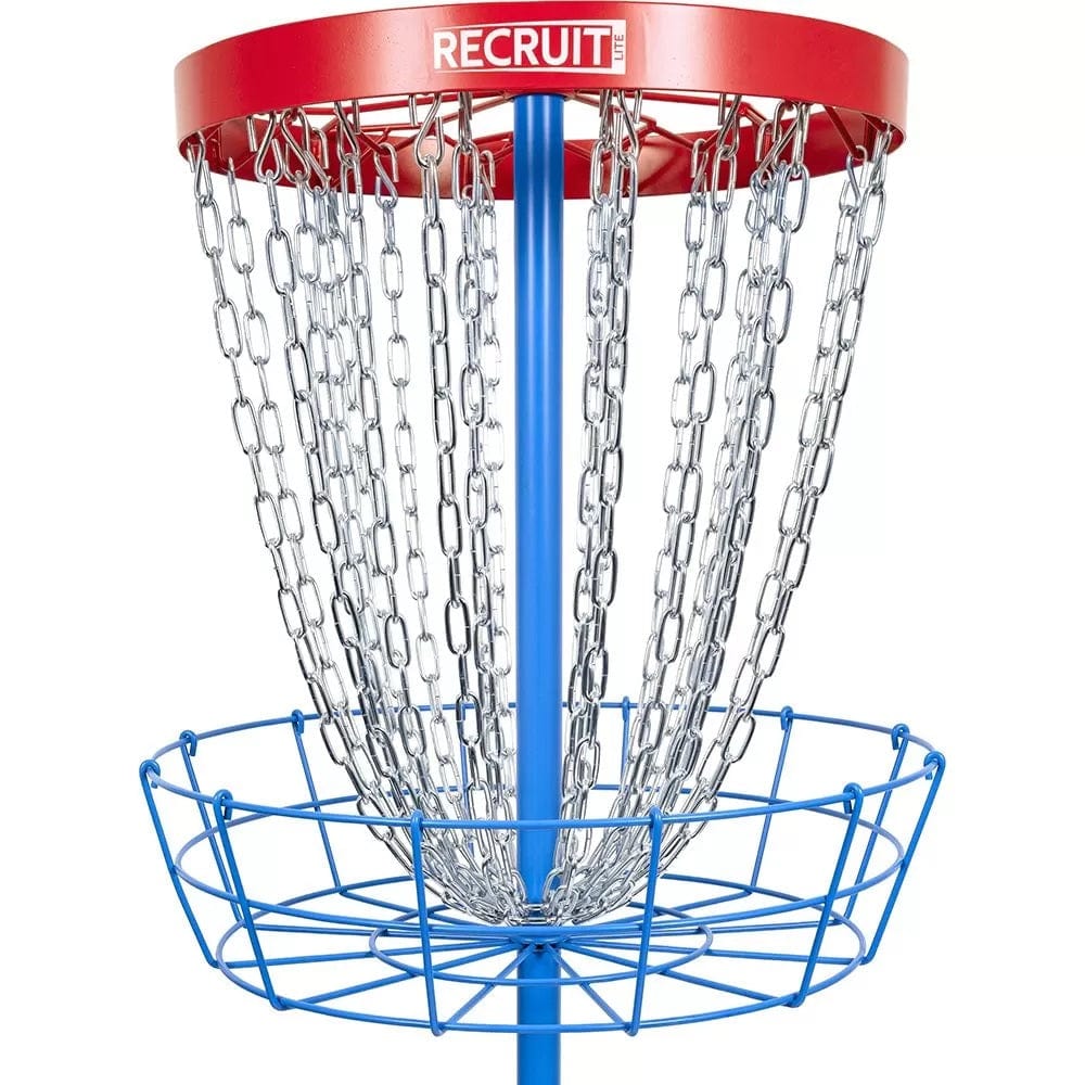 Dynamic Discs Basket Red / White / Blue Dynamic Discs Recruit Lite 24-Chain Disc Golf Basket