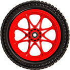 Dynamic Discs Cart Red Dynamic Discs ZUCA Cart Replacement Tubeless Foam Wheels (Pair)