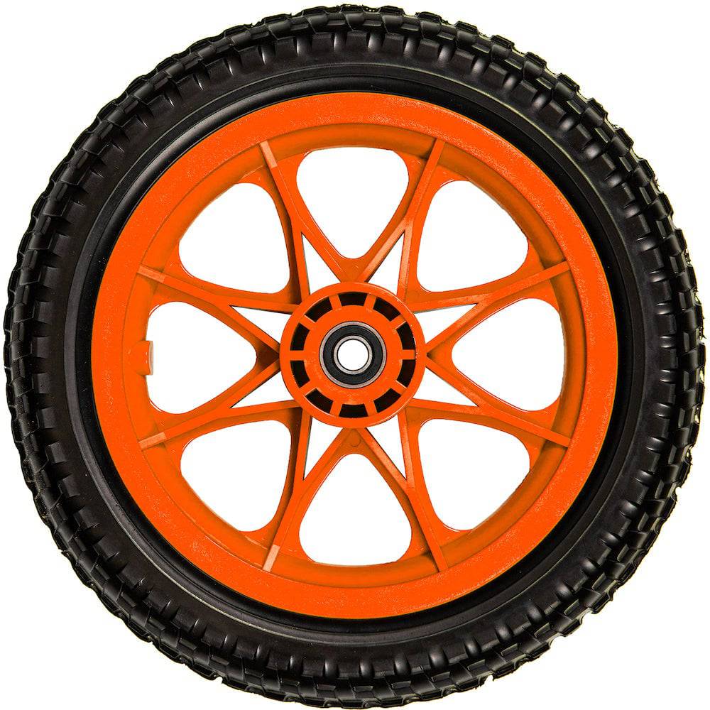 Dynamic Discs Cart Orange Dynamic Discs ZUCA Cart Replacement Tubeless Foam Wheels (Pair)