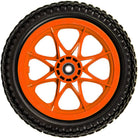Dynamic Discs Cart Orange Dynamic Discs ZUCA Cart Replacement Tubeless Foam Wheels (Pair)