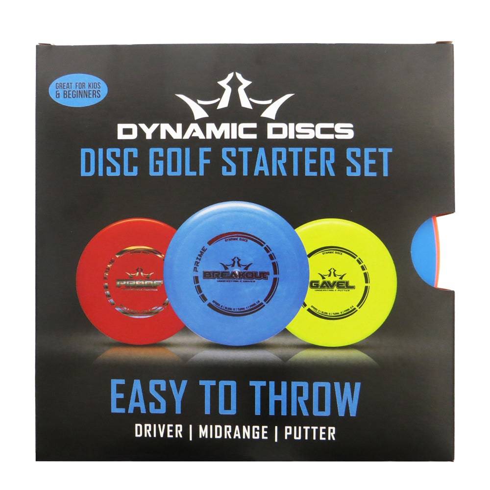 Dynamic Discs Golf Disc Dynamic Discs 3-Disc Easy to Throw Prime Starter Disc Golf Set